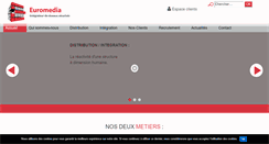 Desktop Screenshot of euromedia.fr