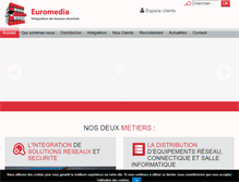 Tablet Screenshot of euromedia.fr